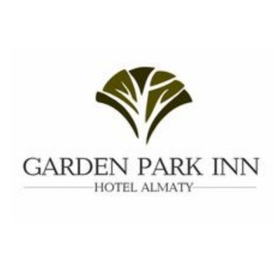 Garden park hotel. Garden Park Inn Hotel Алматы. Гарден парк Алматы отель. Hotel Garden Inn эмблема. Park Hotel Almaty лого.